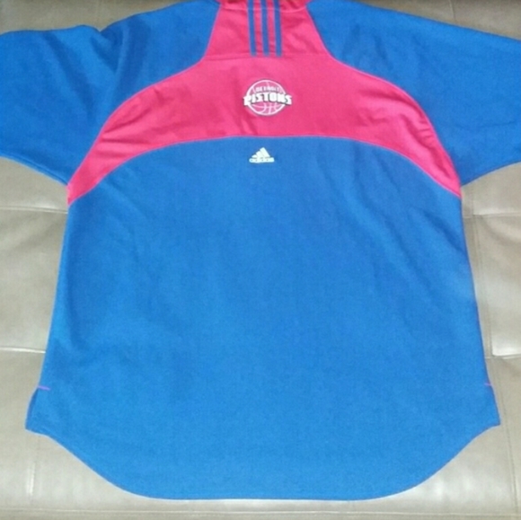 2006 Adidas Detroit Pistons Shoot Around Practice Jersey Vintage - Picture 2 of 5